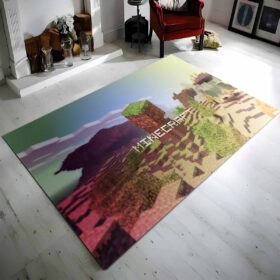 Tapis Minecraft monde 2