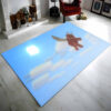 Tapis Minecraft quand les cochons volent