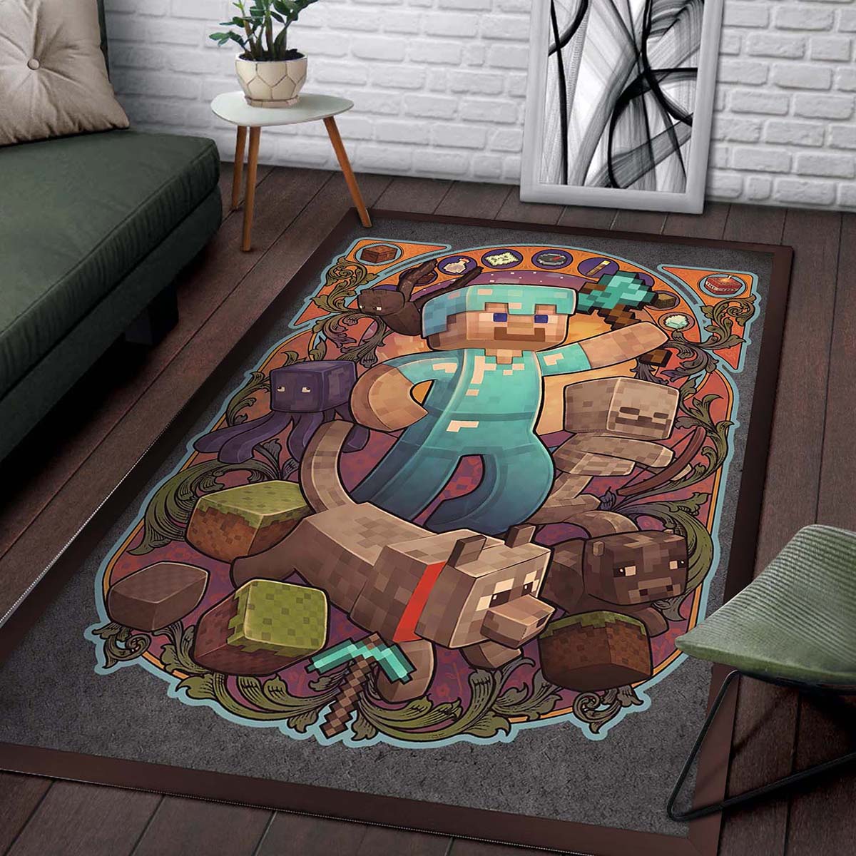 Tapis Minecraft Wohnzimmer – Image 2