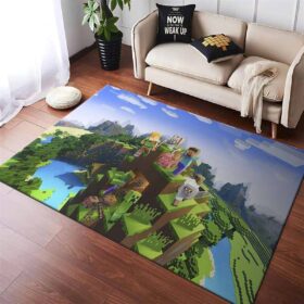 Tapis Minecraft déco salon M301011
