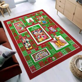 Tapis Minnie & Mickey Mouse A Noël Gift Disney