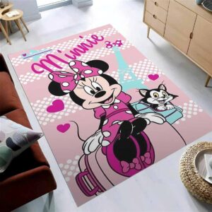 Tapis Minnie Mouse déco salon Fn121210