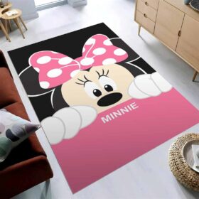 Tapis Minnie Mouse déco salon Fn121212