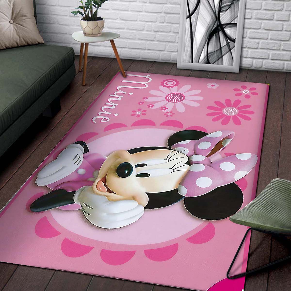 Tapis Minnie déco salon Fn121206 – Image 2