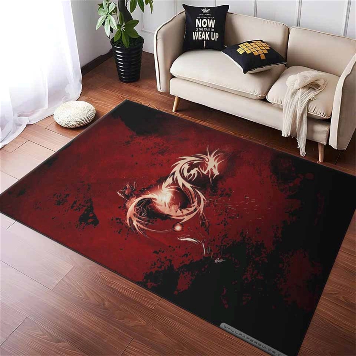 Tapis Mortal Kombat Logo 1