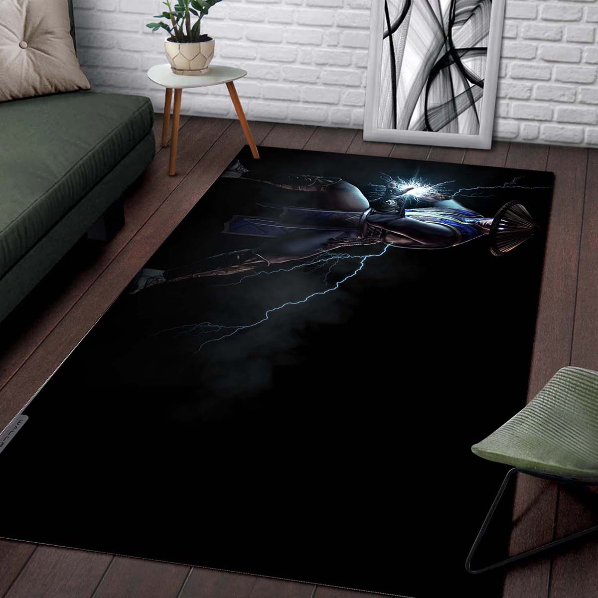 Tapis Mortal Kombat X Raiden, Dieu du Tonnerre et de la Foudre – Image 2
