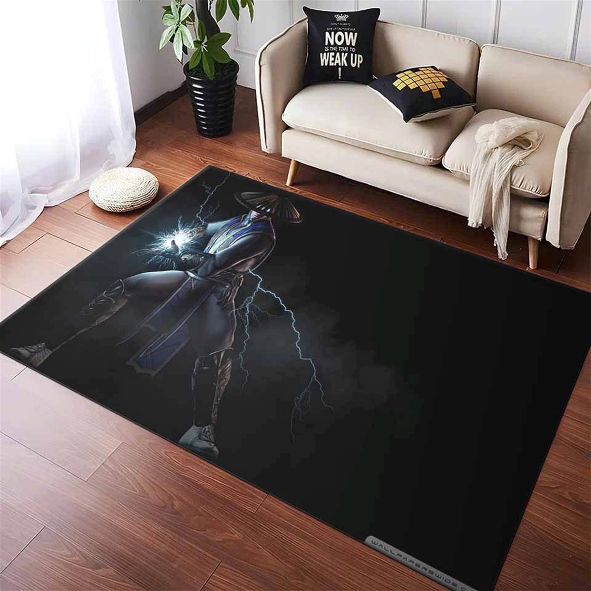Tapis Mortal Kombat X Raiden, Dieu du Tonnerre et de la Foudre