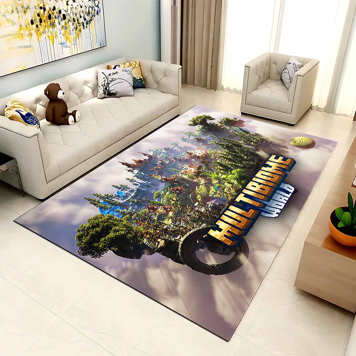 Tapis Multibiom Minecraft 02 – Image 2