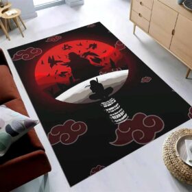 Tapis Naruto Anime Manga Itachi Akatsuki Anime Bloodmoon