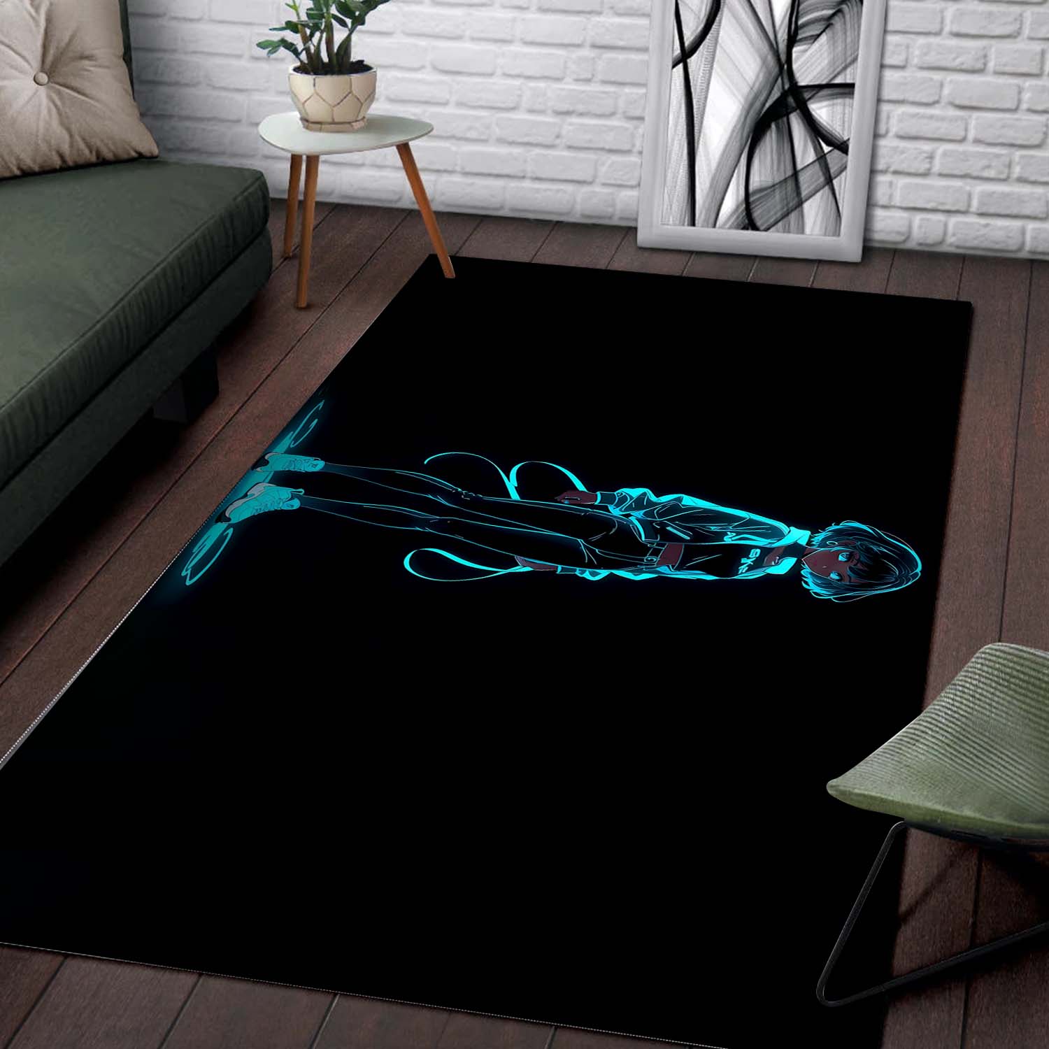Tapis Neon Anime Girl – Image 2