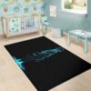 Tapis Neon Anime Girl
