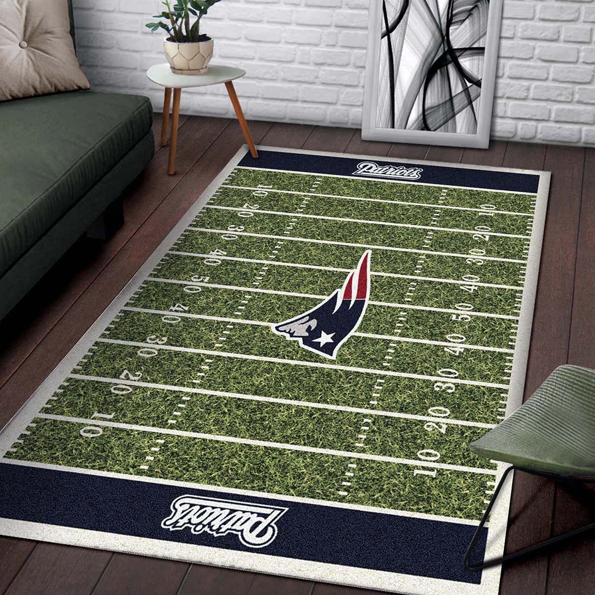 Tapis New England Patriots équipe de football terrain – Image 2