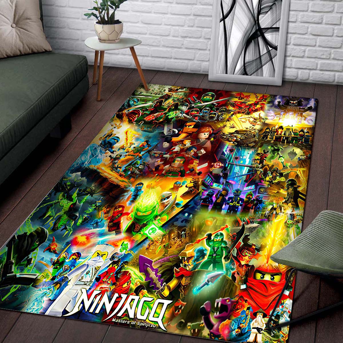 Tapis Ninjago tous personnages combat 16 – Image 2