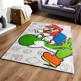 Tapis Nintendo Super Mario et Yoshi