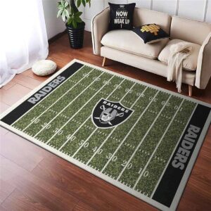 Tapis Oakland Raiders Football