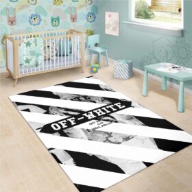 Tapis Off White Pattern