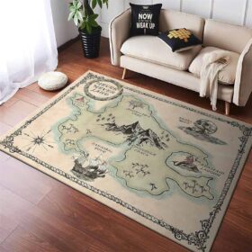 Tapis Peter Pan Neverland Map