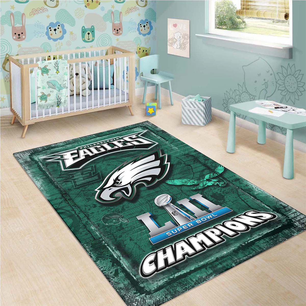 Tapis Philadelphia Eagles champions – Image 3