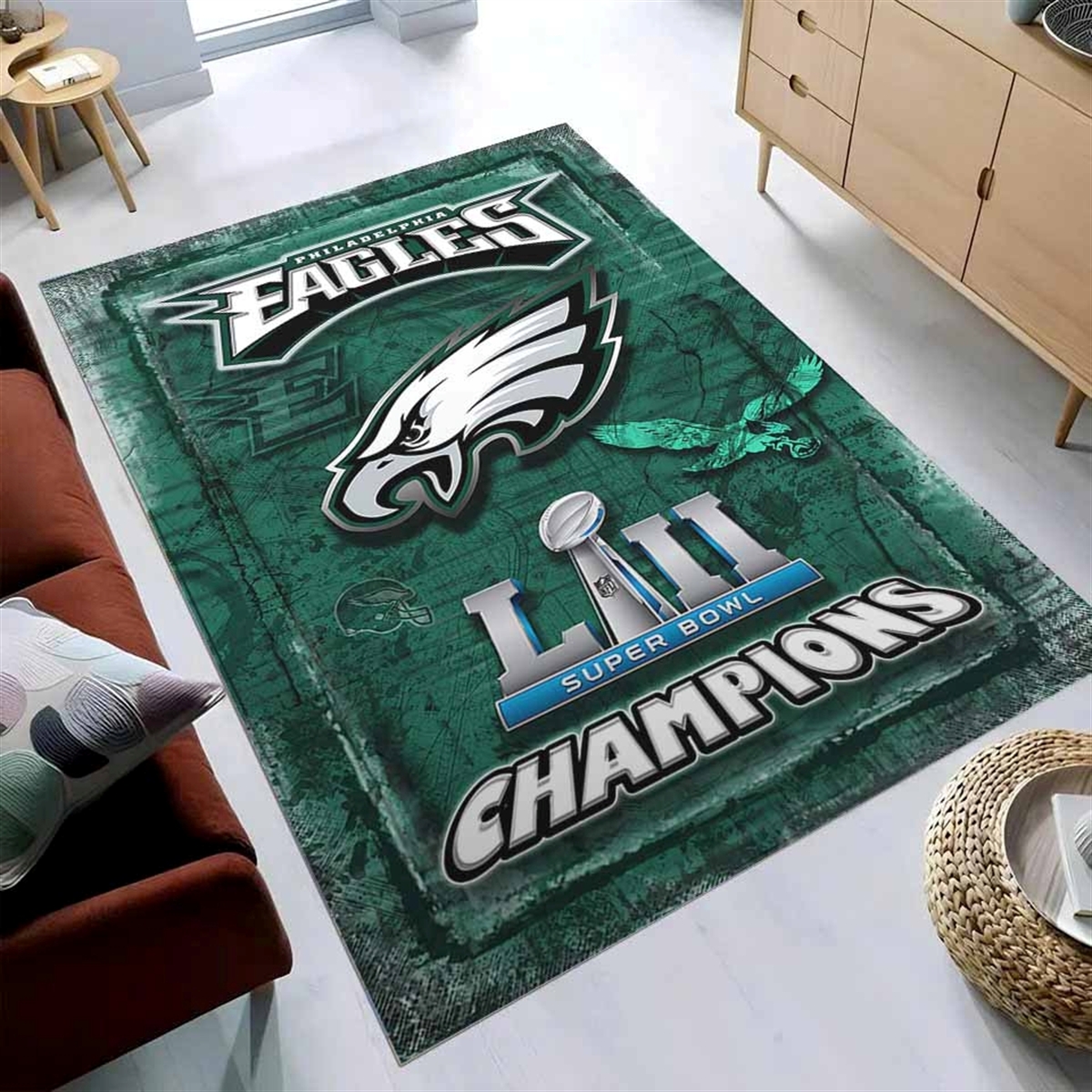 Tapis Philadelphia Eagles champions