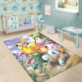 Tapis Pikachu et Seine Pokemon freunde 03