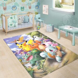 Tapis Pikachu et Seine Pokemon freunde 03