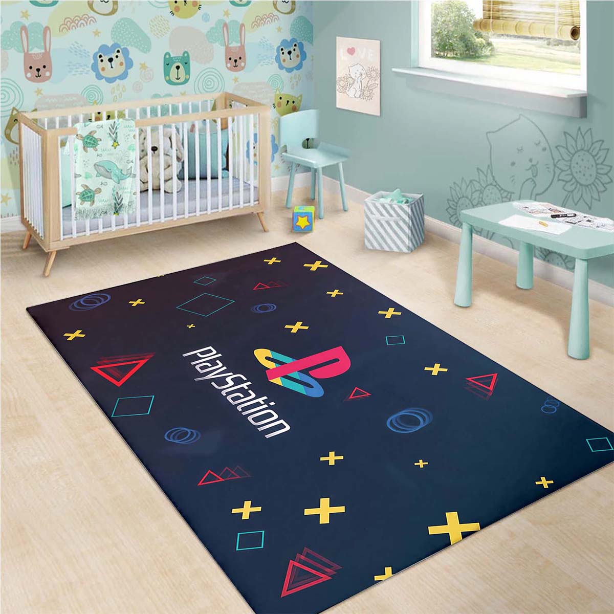 Tapis Playstation Gaming déco salon 200225002 – Image 3