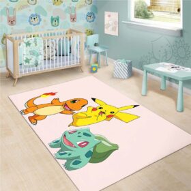 Tapis Pokemon Anime Gift déco salon Rcd703