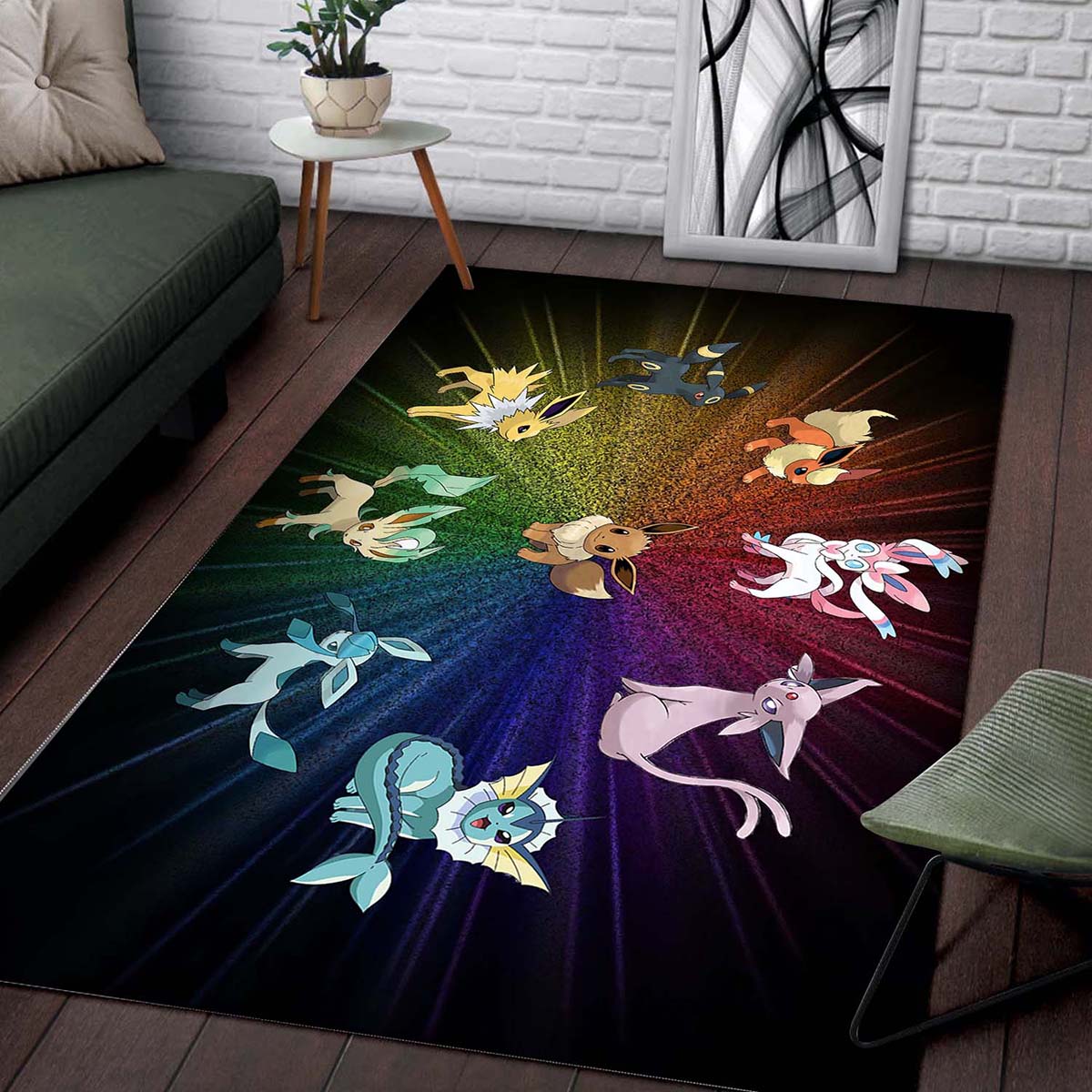 Tapis Pokemon Eeveelutions Cute Video Game – Image 2