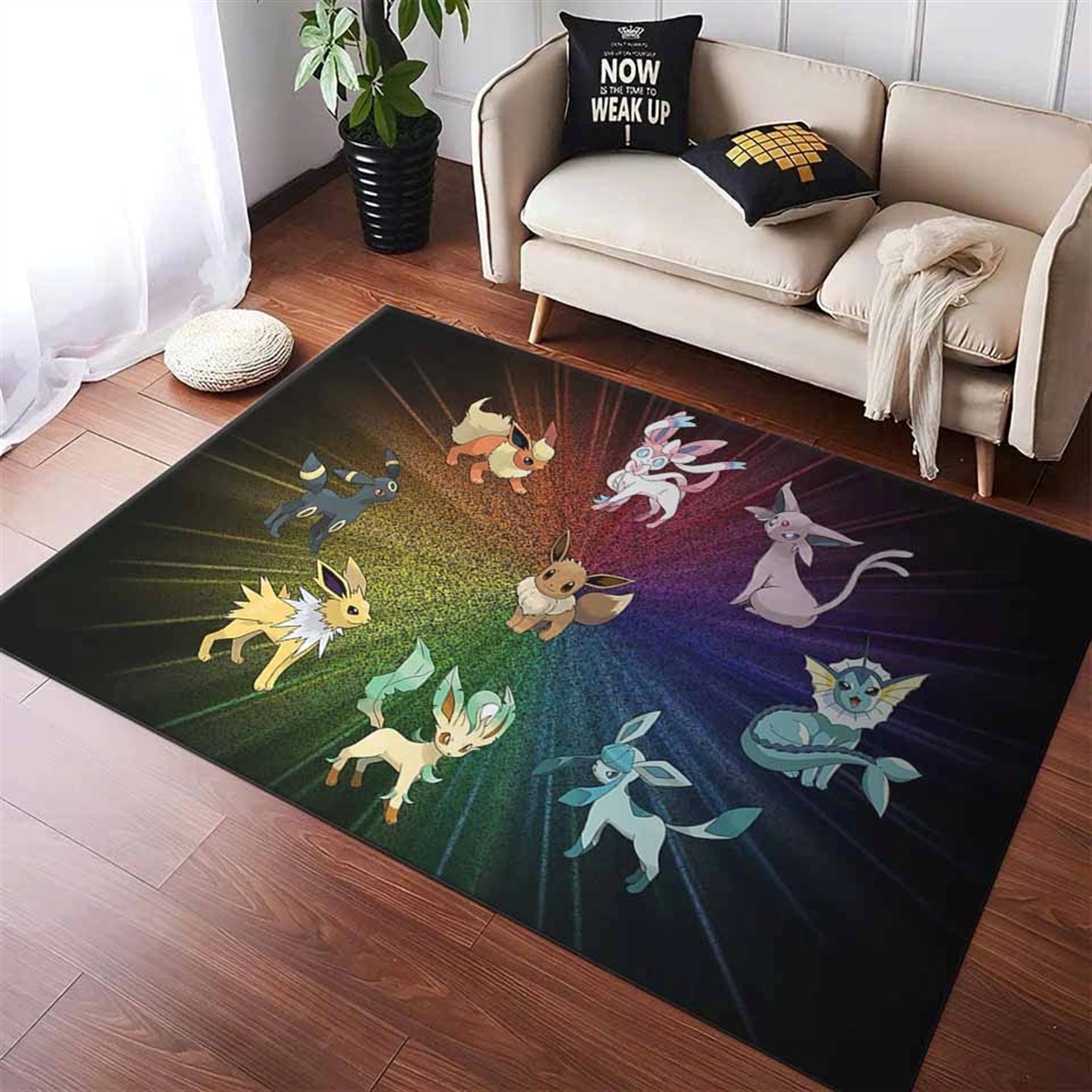 Tapis Pokemon Eeveelutions Cute Video Game – Image 3
