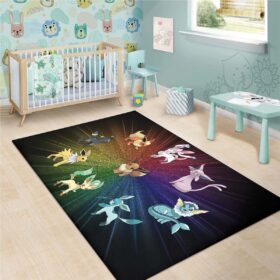 Tapis Pokemon Eeveelutions Cute Video Game