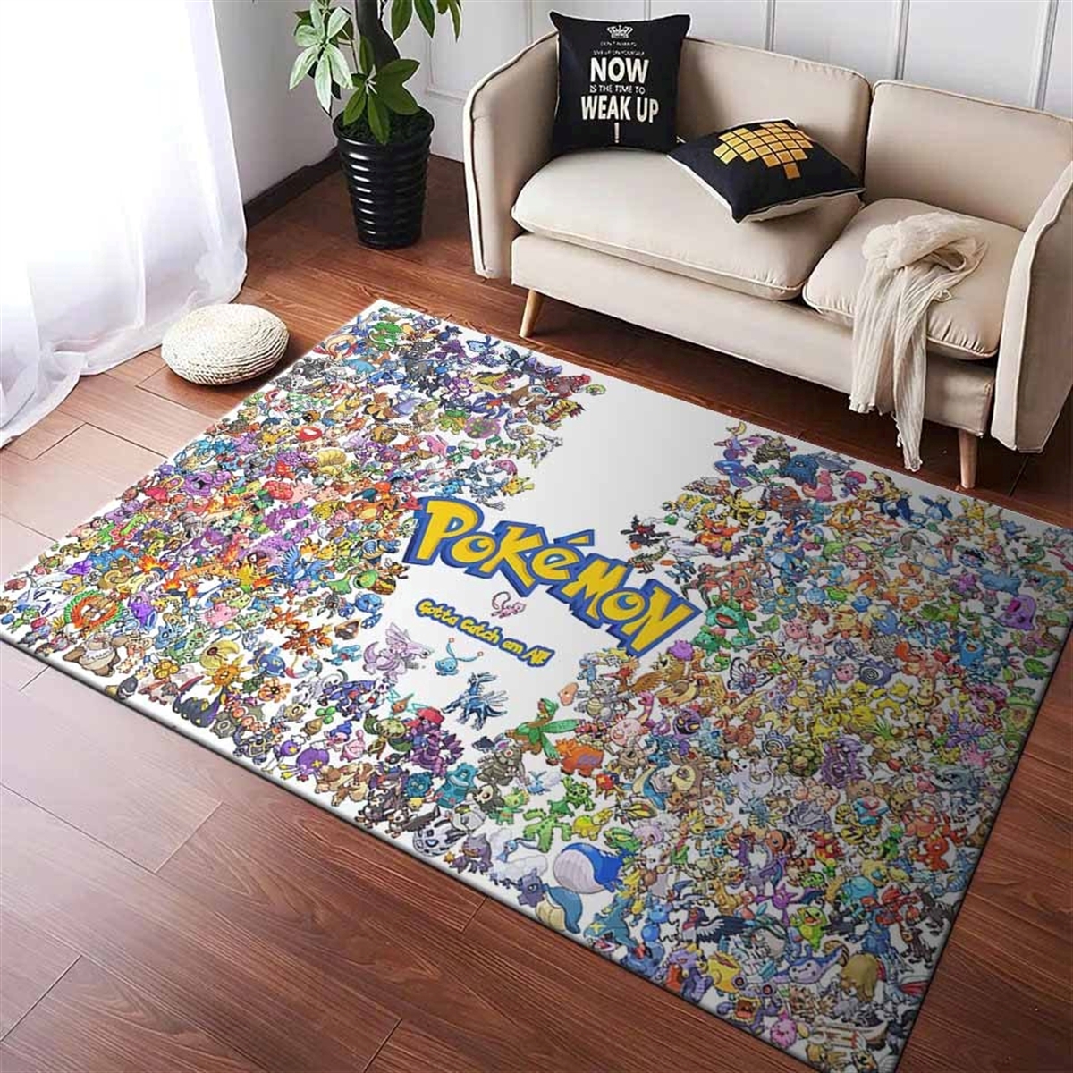 Tapis Pokemon Nintendo déco salon 1911224 – Image 3