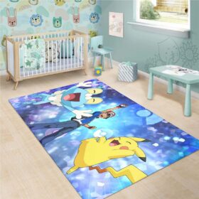 Tapis Pokemon sacha pikachu3