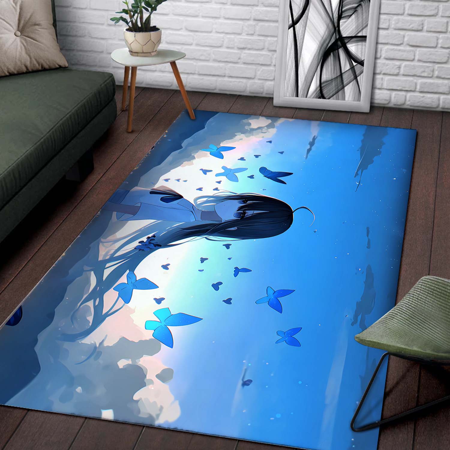 Tapis Sad Girl Anime Girl – Image 2