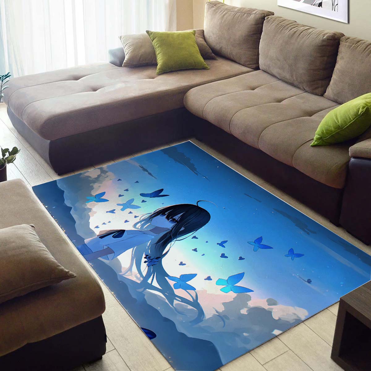 Tapis Sad Girl Anime Girl – Image 3