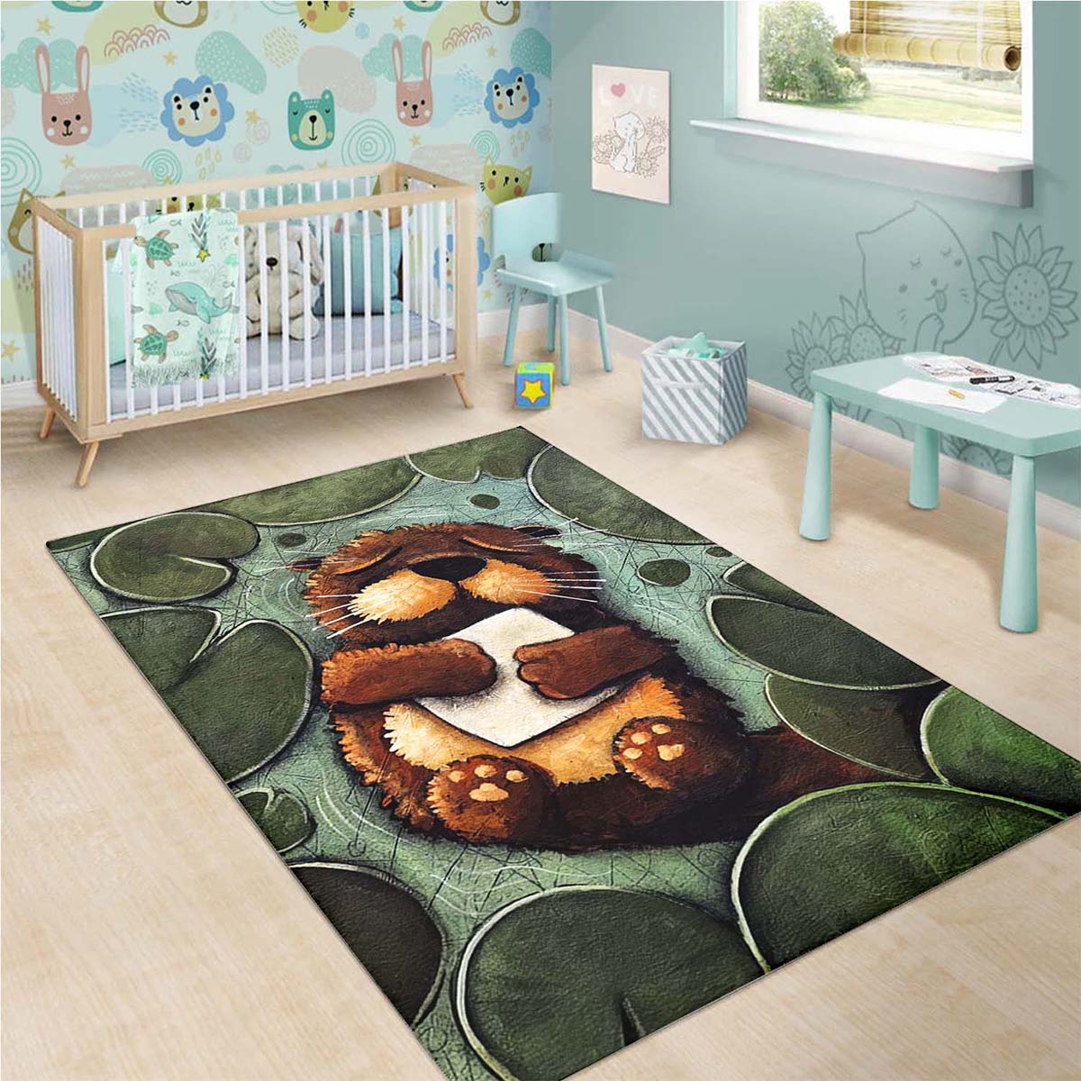Tapis Sleepy Otter De1910222r – Image 3