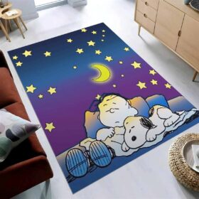 Tapis Snoopy et Charlie Brown et Peanuts