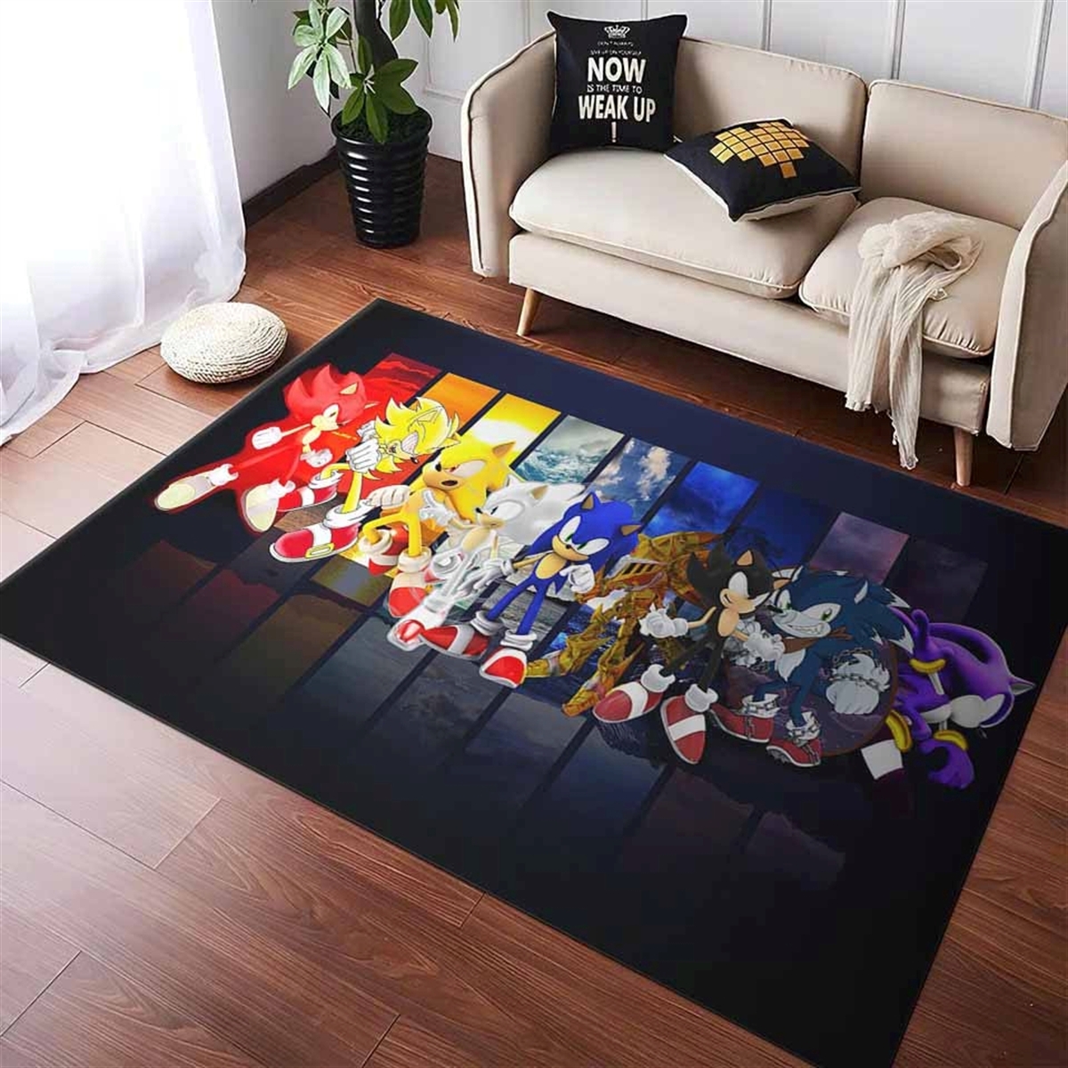 Tapis Sonic The Hedgehog décoration