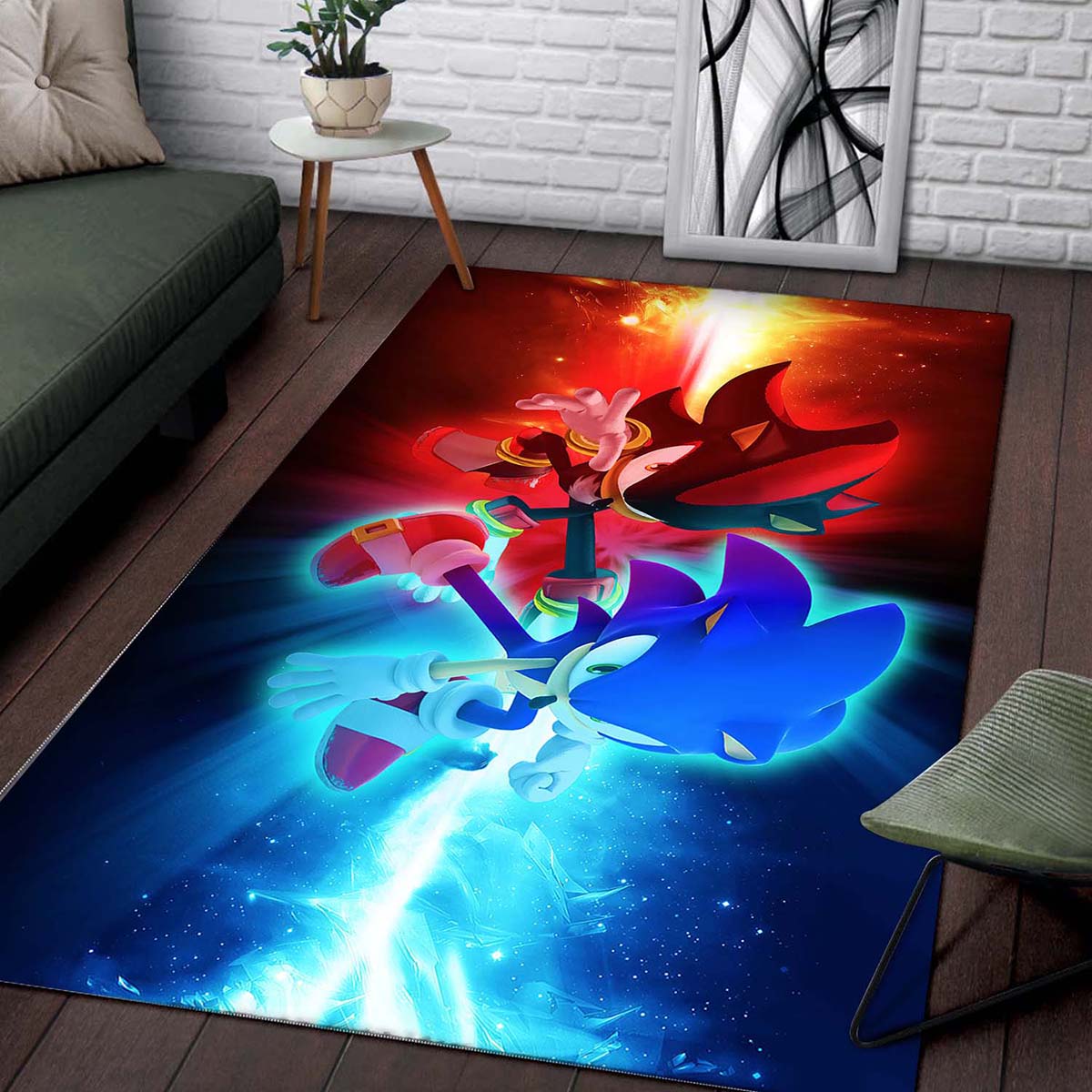 Tapis Sonic The Hedgehog déco gaming 101110 – Image 2