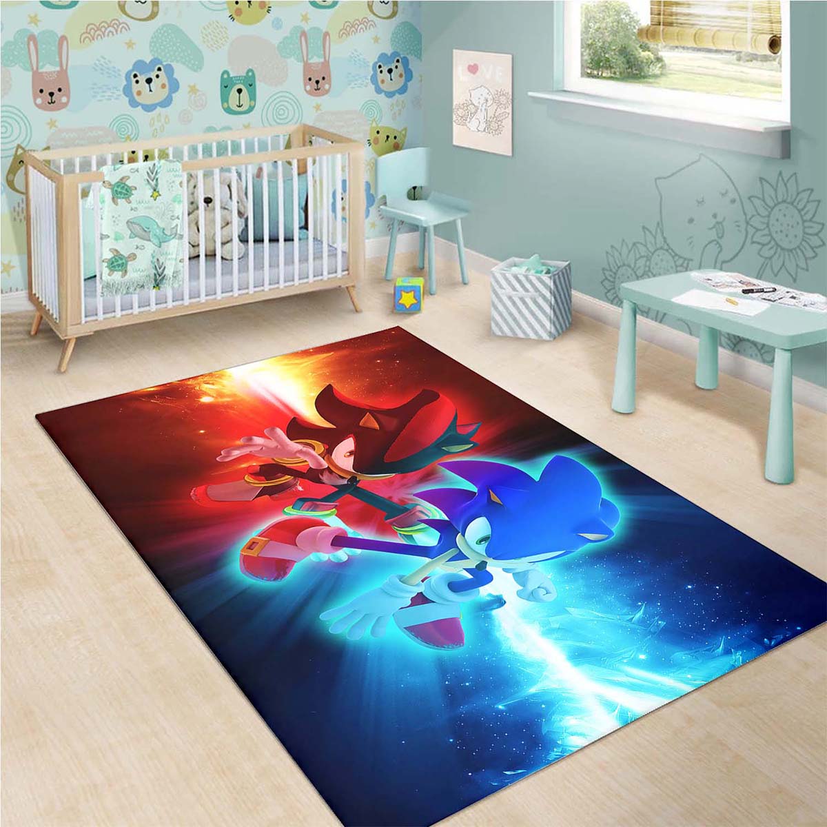 Tapis Sonic The Hedgehog déco gaming 101110 – Image 3
