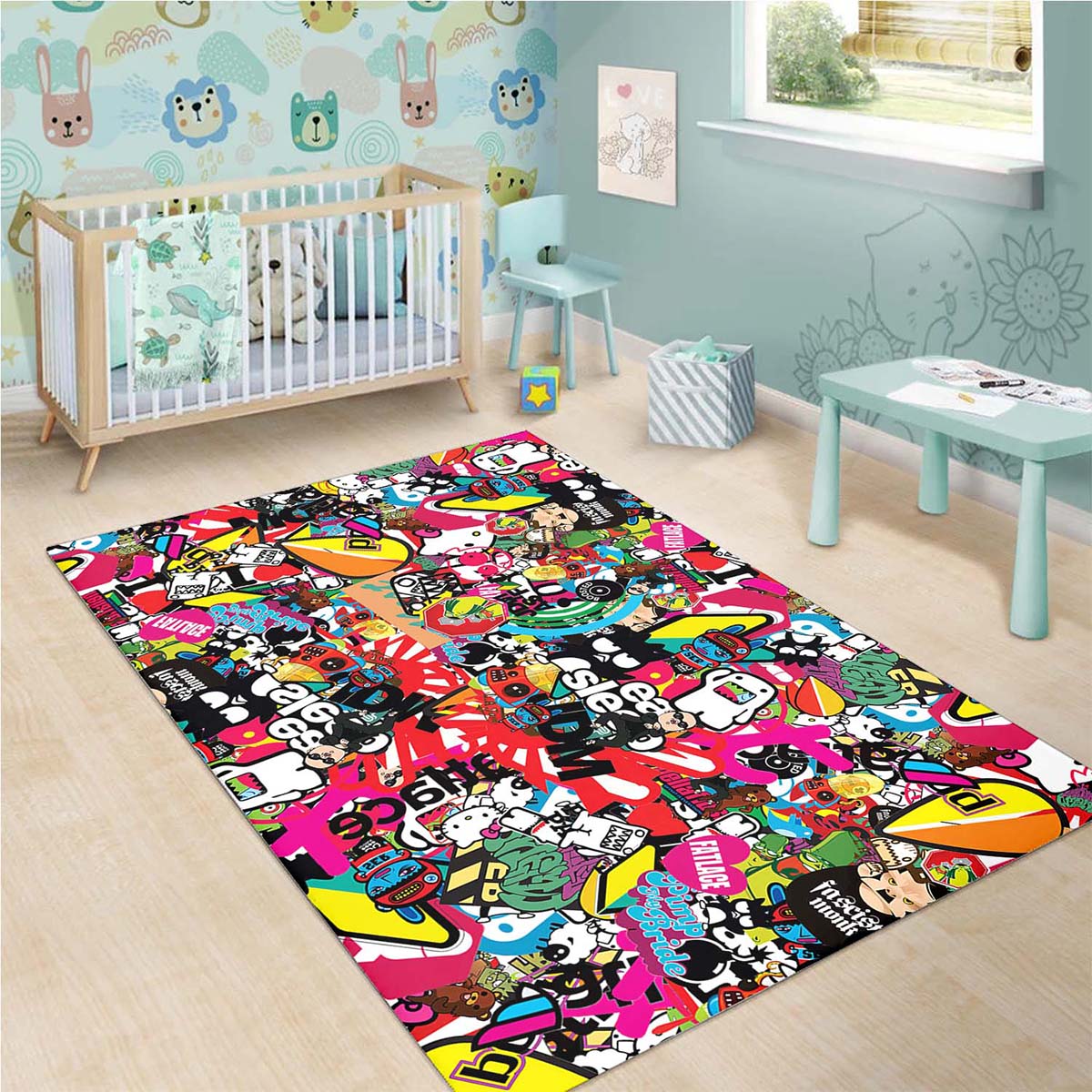 Tapis Sticker Bomb – Image 3