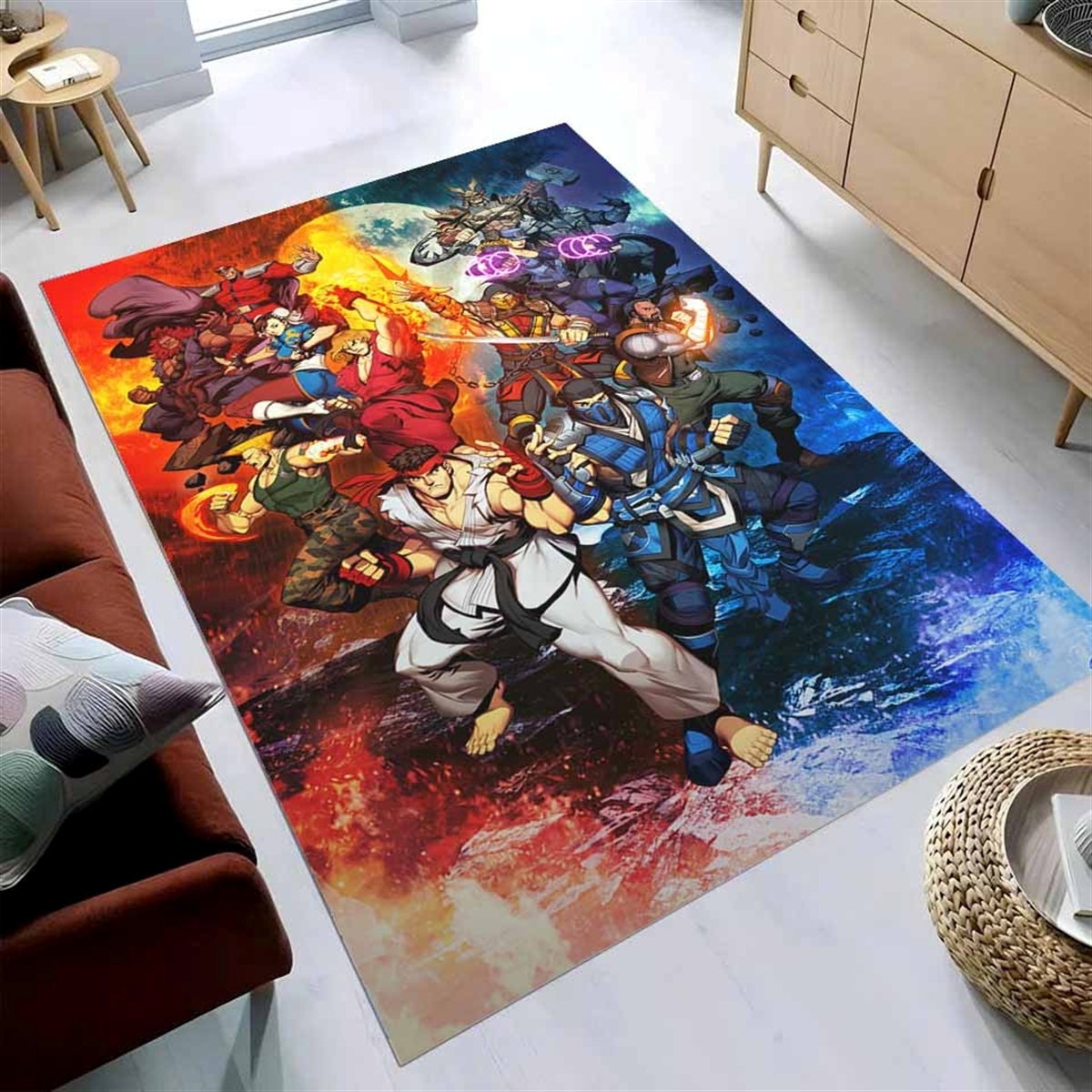 Tapis Street Fighter vs Mortal Kombat