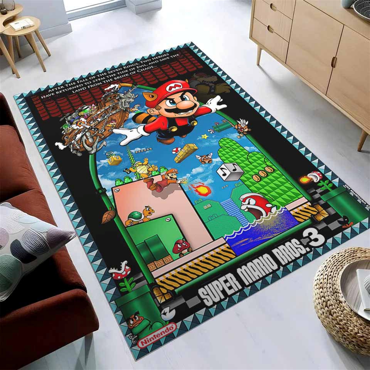 Tapis Super Mario Bros Gaming Collection