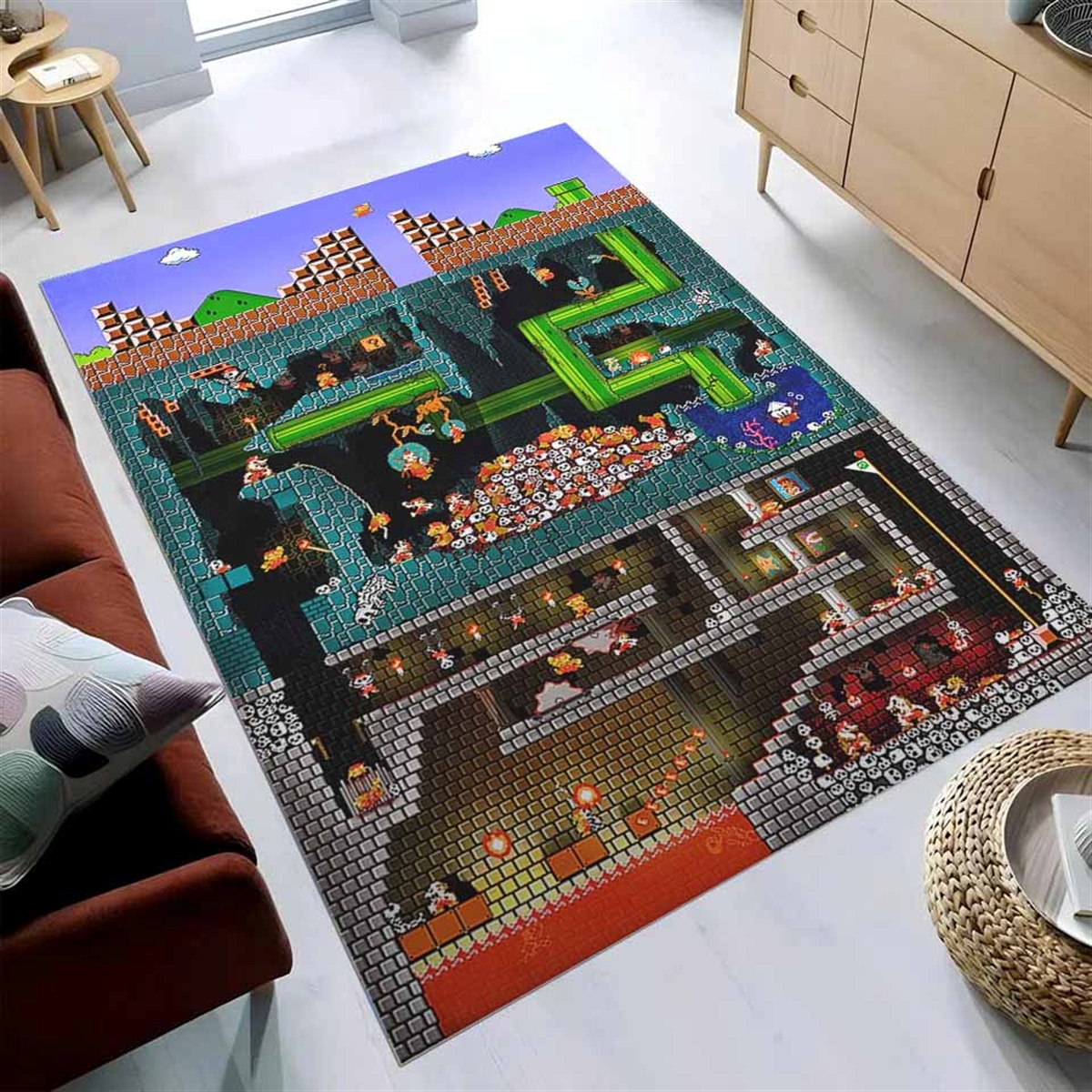 Tapis Super Mario Bros The Pit