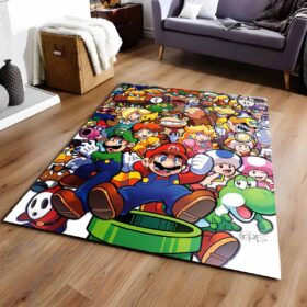 Tapis Super Mario personnages 12