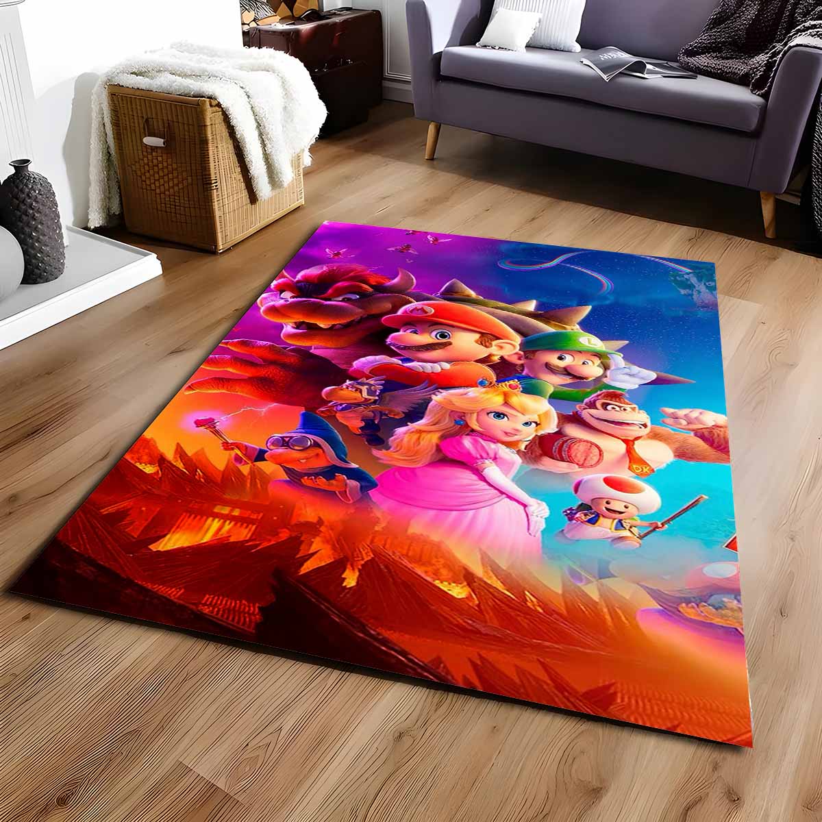 Tapis Super Mario personnages 18