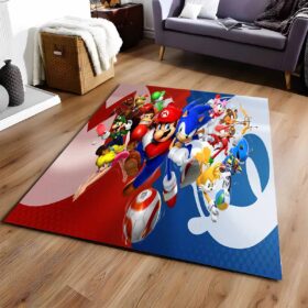 Tapis Super Mario & Sonic Nintendo-personnages 2