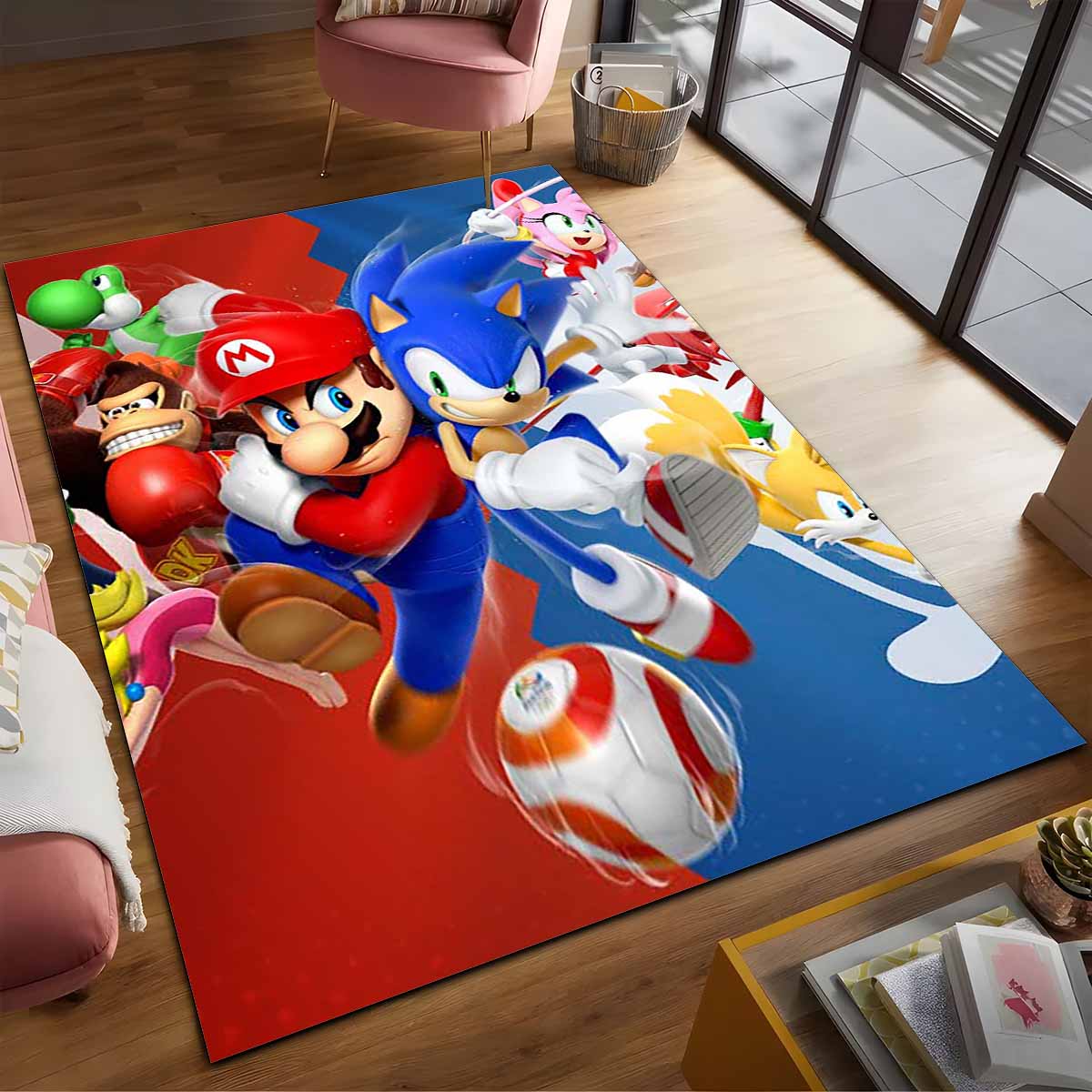 Tapis Super Mario & Sonic Nintendo-personnages – Image 2