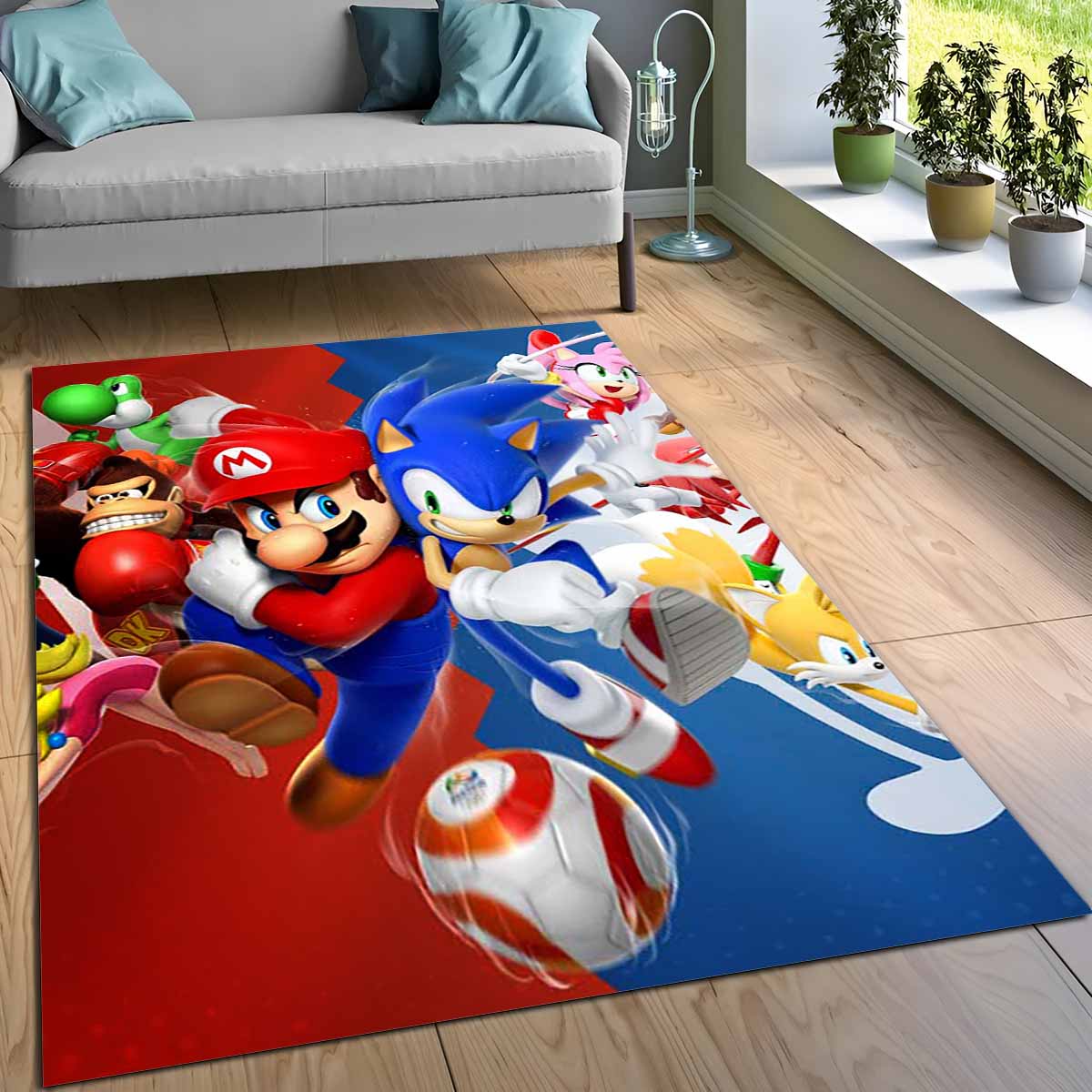 Tapis Super Mario & Sonic Nintendo-personnages – Image 3