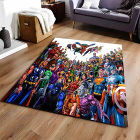 Tapis super-héros Dc et Marvel