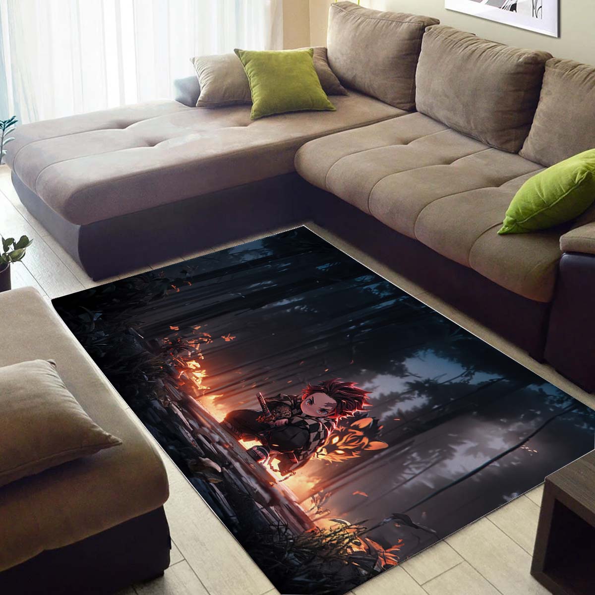 Tapis Tanjiro Kamado Cute Anime – Image 3